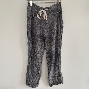 Aritzia Wilfred Marais Paisley Print Silk Trousers